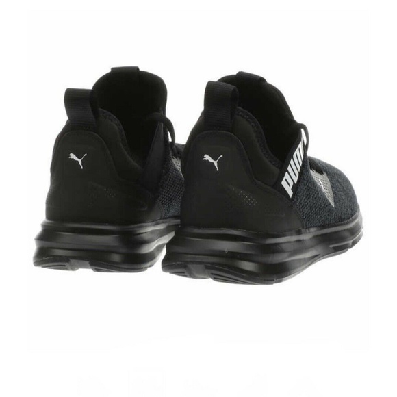 NEW Puma Men Enzo Beta Woven shoes SNEAKER BLACK HEATHERED NIB - Picture 2 of 6